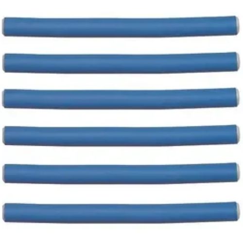 FLEX CURLER Flexible Lockenwickler 18cm - 14mm blau 6Stk